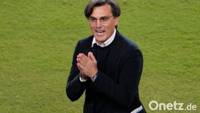 Der türkische Nationaltrainer Montella hielt ein leidenschaftliches Plädoyer für seine Spieler. (Archivbild) Bild: Jeff Chiu/AP/dpa