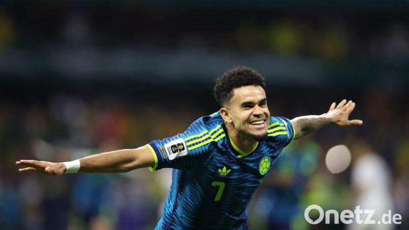 Kolumbiens Star Luis Díaz. Bild: Ashtin Barker/AP/dpa