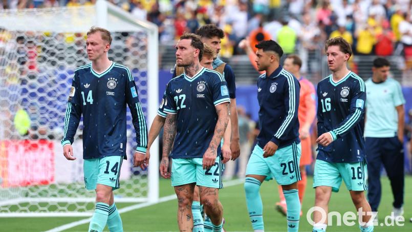 Groß war der Frust bei den deutschen Nationalspielern nach der Niederlage gegen Ecuador. Bild: Jan Woitas/dpa