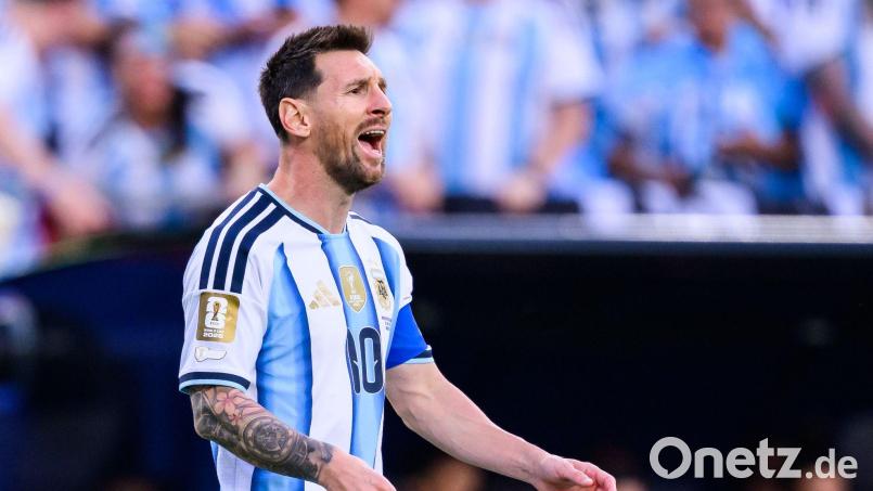 Lionel Messi wird gegen Jordanien nicht von Beginn an spielen. (Archivbild) Bild: Tom Weller/dpa