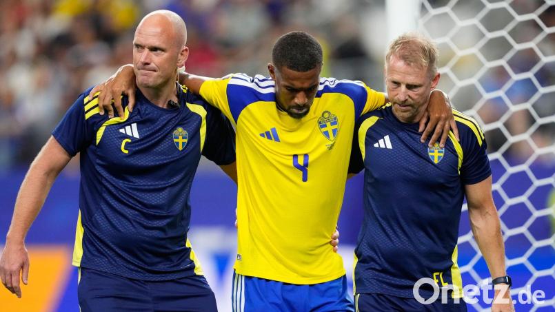 Für den verletzten Schweden Isak Hien ist die WM vorzeitg vorbei. Bild: Tony Gutierrez/AP/dpa