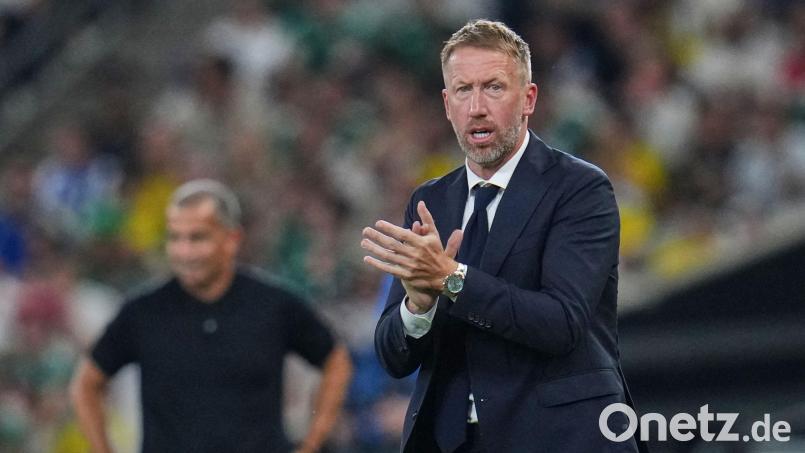 Schwedens Trainer Graham Potter hofft auf eine außergewöhnliche Leistung. (Archivbild) Bild: Matias Delacroix/AP/dpa