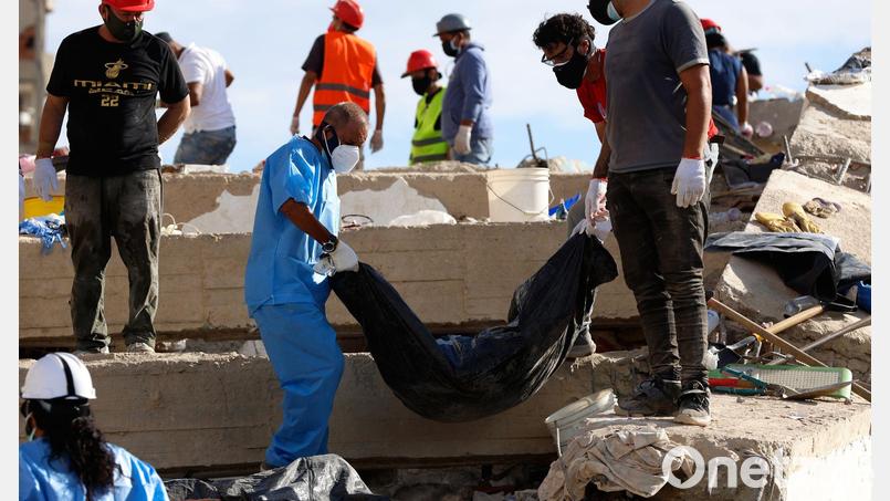 Unter den Trümmern werden noch Tausende Menschen vermutet. Bild: Pedro Mattey/AP/dpa
