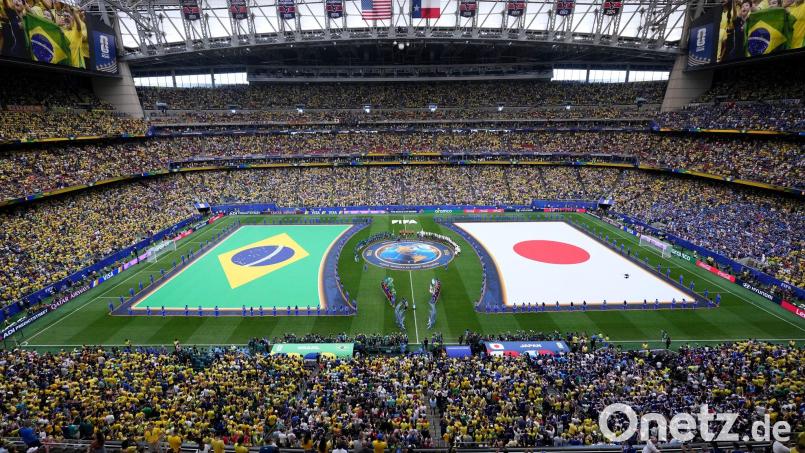 Brasilien und Japan bestreiten in Houston ihr Sechzehntelfinale. Bild: Eric Smith/FR171023 AP/AP/dpa