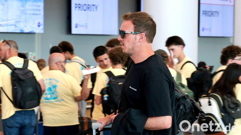 Ab nach Hause nach einem verpatzten Turnier: Bundestrainer Julian Nagelsmann. Bild: Jan Woitas/dpa