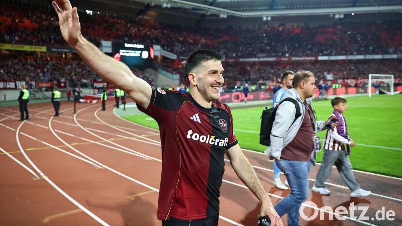 Tschüss Nürnberg: Luka Lotschoschwili wechselt nach Köln. (Archivbild) Bild: Daniel Karmann/dpa