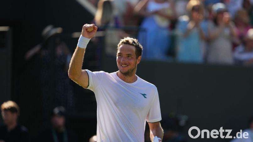 Jan-Lennard Struff bestreitet am Sonntag sein bisher wichtigstes Spiel in Wimbledon. Bild: Kirsty Wigglesworth/AP/dpa