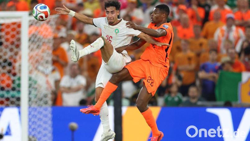 Wechselt zu Real: Denzel Dumfries. (Archivbild) Bild: Addison Simmons/AP/dpa