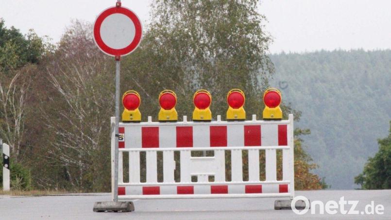 Die Bahnhofstraße in Auerbach wird bis Mitte September 2026 gesperrt. Symbolbild: Rudolf Hirsch