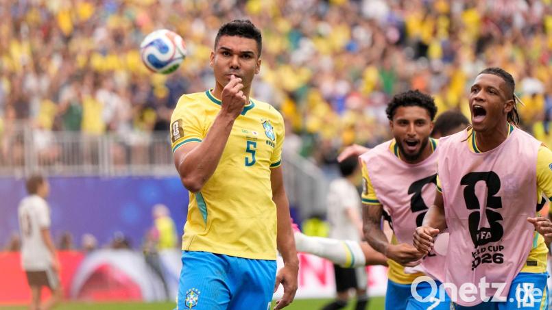 Läuft unter falschem Namen auf: Casemiro. Bild: Ashley Landis/AP/dpa