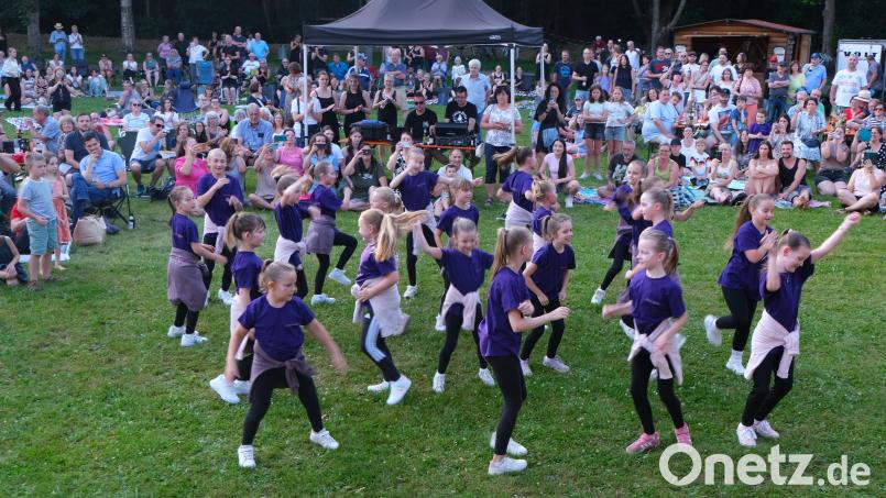 Freudige Tänze bot die IDance Kindertanzgruppe aus Störnstein/Floß. Bild: Fred Lehner