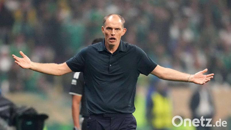 Thomas Tuchel findet die Aussetzung der Rot-Sperre von Folarin Balogun seltsam. Bild: Nick Potts/PA Wire/dpa
