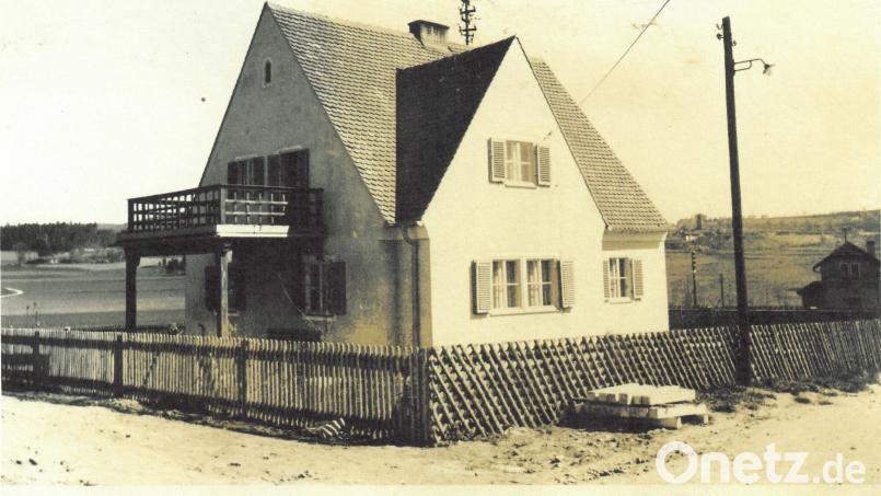 Das erste Haus in der Geschwister-Scholl-Straße im Jahre 1951. Bild: gac