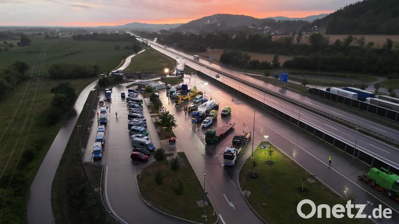 Die Großkontrollstelle auf der A3 bei Wörth an der Donau. Bild: VPI Regensburg