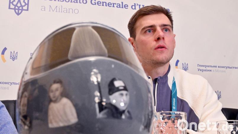 Der ukrainische Skeleton-Fahrer Wladyslaw Heraskewytsch ist fassungslos über die Entscheidung des IOC, die Sanktionen gegen russische Sportlerinnen und Sportler aufzuheben. (Archivbild) Bild: Peter Kneffel/dpa
