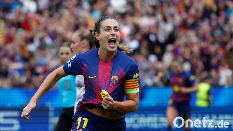 Alexia Putellas wechselt nach London. (Archivbild) Bild: Joan Monfort/AP/dpa