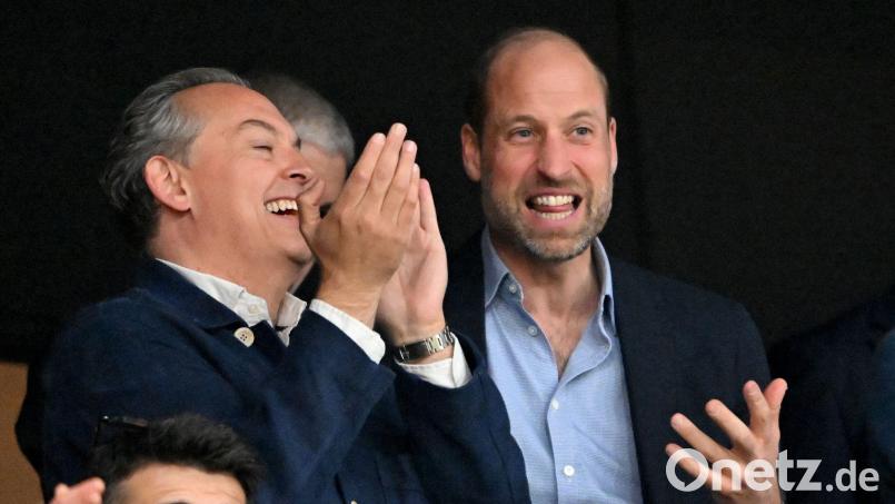 Der britische Thronfolger Prinz William wird nicht zum Viertelfinalspiel zwischen England und Norwegen anreisen. (Archivfoto) Bild: Robert Michael/dpa
