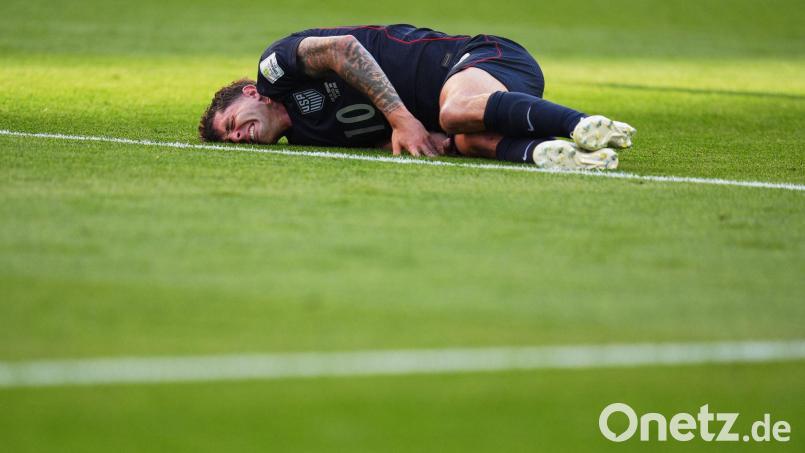 Christian Pulisic verletzte sich in der WM-Partie gegen Belgien. (Archivbild) Bild: Manu Fernandez/AP/dpa