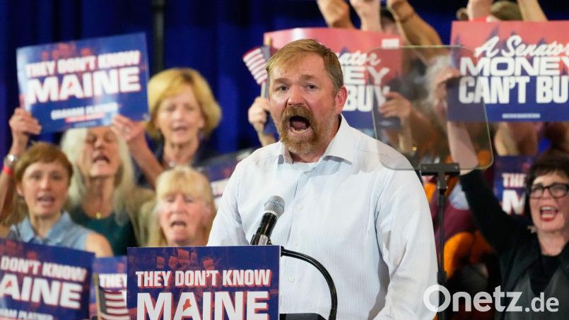 Der US-Demokrat Graham Platner zieht sich aus dem Wahlkampf zurück. (Archivbild) Bild: Robert F. Bukaty/AP/dpa