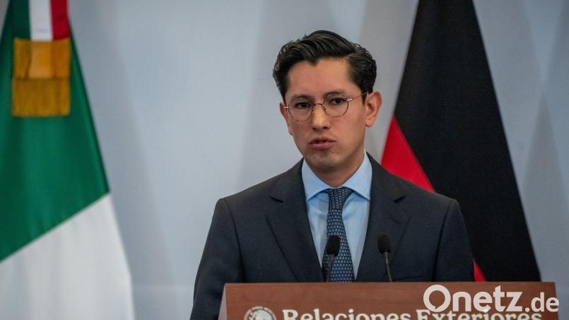 Mexikos Außenminister Roberto Velasco sagt, man werde nun auch juristisch auf die Vorfälle reagieren. (Archivbild) Bild: Michael Kappeler/dpa
