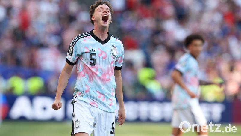 Belgiens Team um Maxim De Cuyper tritt bei der WM immer selbstbewusster auf. Bild: Maddy Grassy/AP/dpa