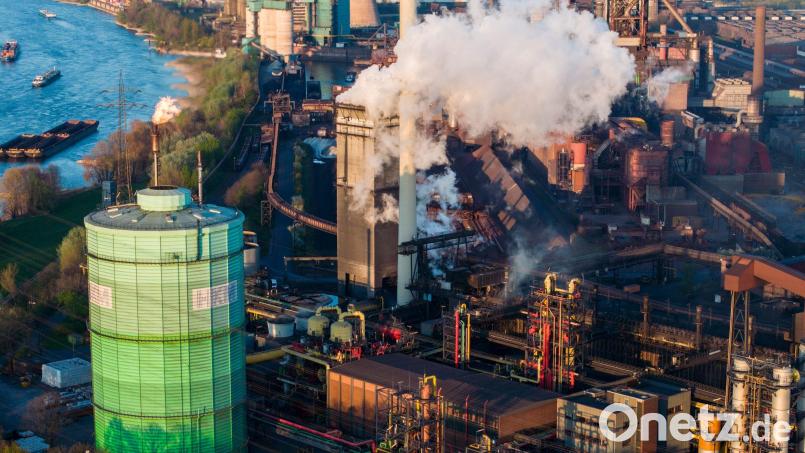 Blick auf das HKM-Werk in Duisburg. Bild: Christoph Reichwein/dpa