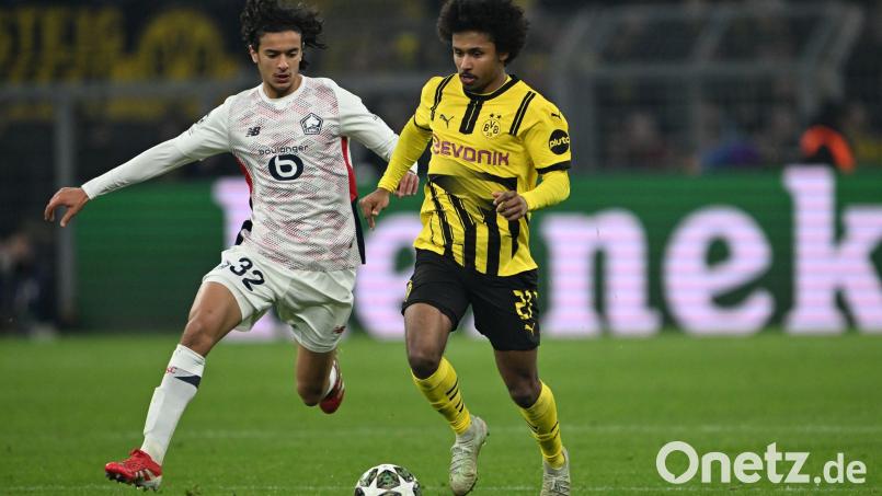 Karim Adeyemi will laut Medienberichten zum FC Barcelona wechseln. Bild: Federico Gambarini/dpa