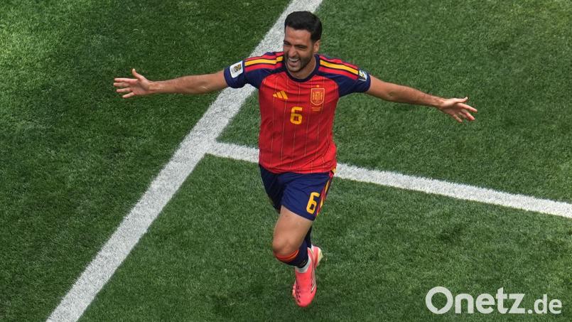 Matchwinner Mikel Merino. Bild: Marcio J. Sanchez/AP/dpa