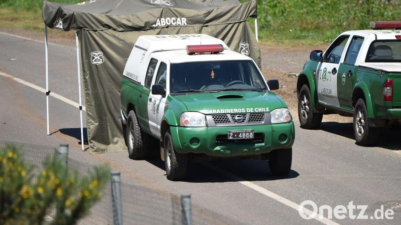 Die Nationalpolizei Carabineros de Chile nahm den Fahrer fest. (Symbolbild) Bild: Rocio Cuminao Rojas/Agencia Uno/dpa