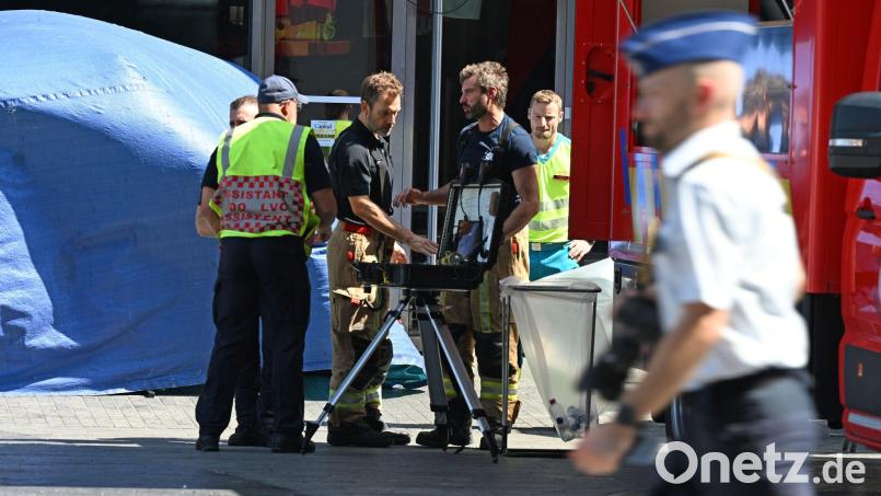 Zwei Verletzte werden in Krankenhäusern versorgt. Bild: Michael Brandt/dpa