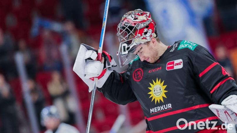 Der frühere DEG-Keeper Henrik Haukeland hat Straubing verlassen, nun gibt es für die Tigers Ersatz. (Archivbild) Bild: Rolf Vennenbernd/dpa
