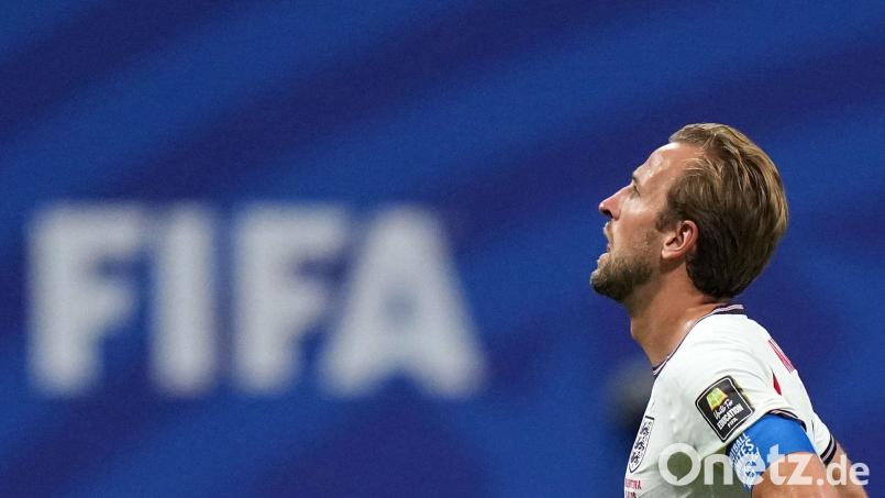 Enttäuschung pur: Harry Kane. Bild: Stephanie Scarbrough/AP/dpa