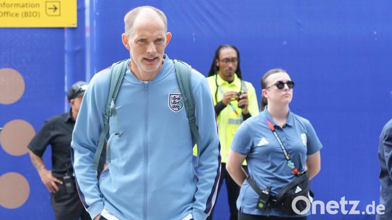 Englands Trainer Thomas Tuchel. Bild: Marta Lavandier/AP/dpa