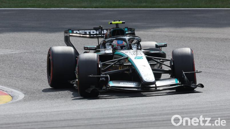 Kimi Antonelli auf dem Kurs in den Ardennen. Bild: Omar Havana/AP/dpa