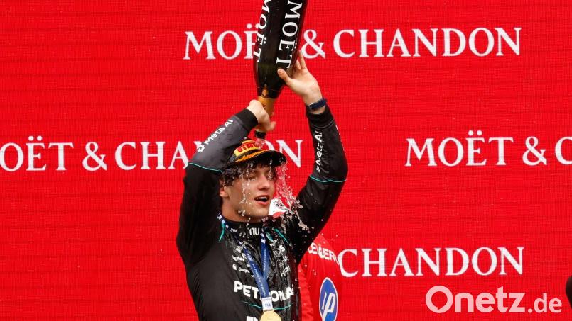 Kimi Antonelli siegte in Belgien. Bild: Geert Vanden Wijngaert/AP/dpa