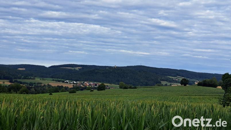 Das Gewerbegebiet liegt an der Ortsverbindungsstraße Niedermurach - Rottendorf zwischen den beiden Ortschaften (im Bild Niedermurach). Ein Dorfgebiet soll den Anschluss an Rottendorf sichern. Bild: Elfriede Weiß