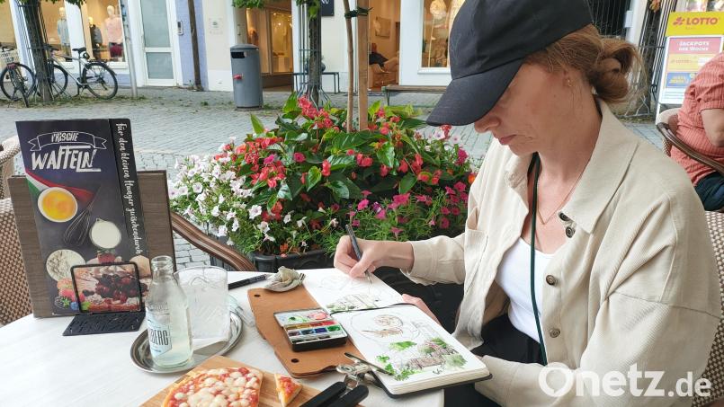 Sonja fehlte mehrere Monate bei den Sketchers-Treffen. Die 40-Jährige ist Mutter geworden. Jetzt möchte sie aber wieder regelmäßig zeichnen. Bild: ald