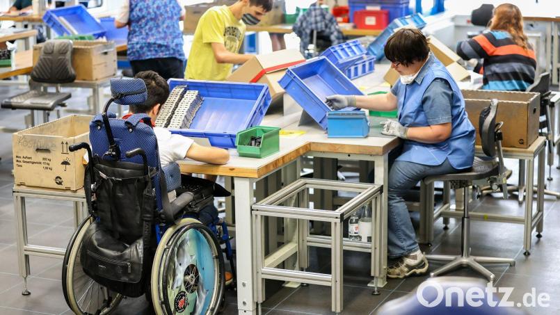 Die Zahl der schwerbehinderten Beschäftigten ist im Jahr 2024 in Deutschland erneut gestiegen (Archivbild). Bild: Jan Woitas/dpa-Zentralbild/dpa