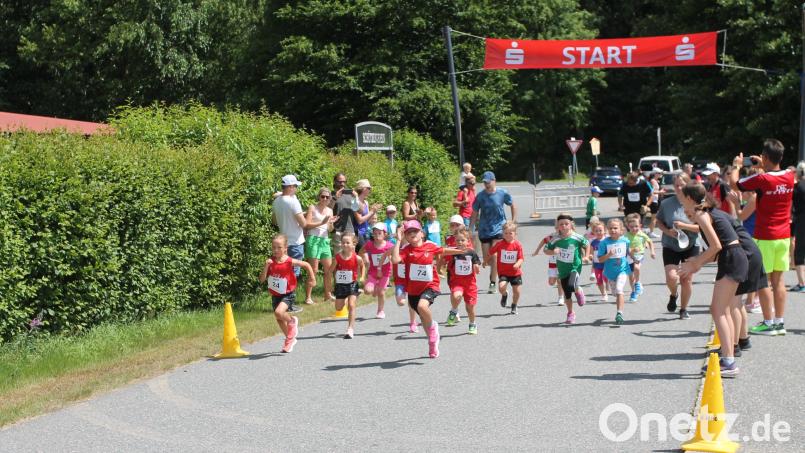 Auch die Jüngsten werden beim 31. Pleysteiner Stadtlauf wieder mit Begeisterung an den Start gehen. Archivbild: Josef Pilfusek