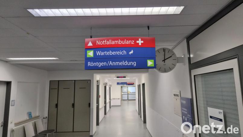 Blick in die Notfallambulanz am Krankenhaus Tirschenreuth. Bild: lue