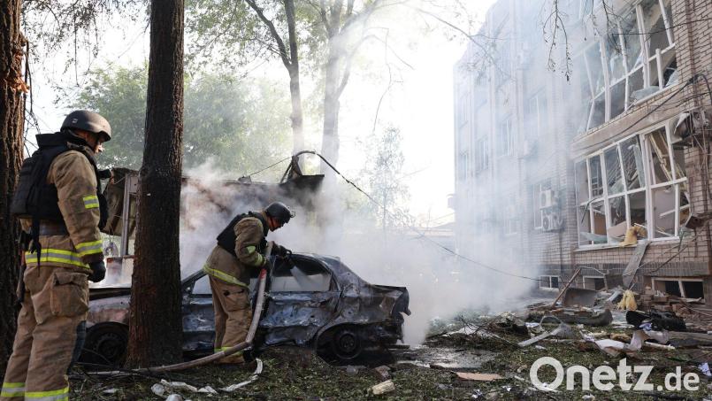 Saporischschja ist eine der am häufigsten von russischen Truppen attackierten Städte in der Ukraine. Bild: Kateryna Klochko/AP/dpa