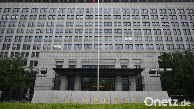 Chinas Handelsministerium hat EU-Firmen wegen eines Sanktionspaketes auf eine Exportkontrollliste gesetzt. (Symbolbild) Bild: Johannes Neudecker/dpa