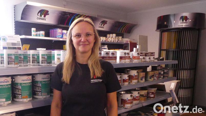 Viola Busch-Seufert hat sich vor über 20 Jahren entschieden das Malerhandwerk zu erlernen und einen Betrieb zu übernehmen. Bild: Walther Hermann