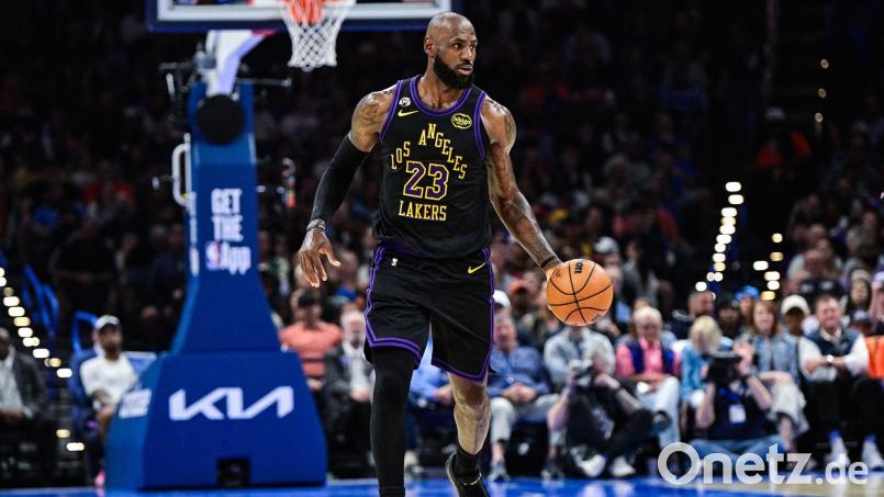 LeBron James sucht eine neue sportliche Herausforderung. (Archivbild) Bild: Gerald Leong/AP/dpa