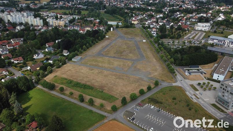 Der alte Festplatz in Weiden soll zu einem urbanen Mischquartier werden. Großer Fokus im Rahmenplan liegt auf der neuen Feuerwache, die hier möglichst bald entstehen soll. Archivbild: Stadt Weiden