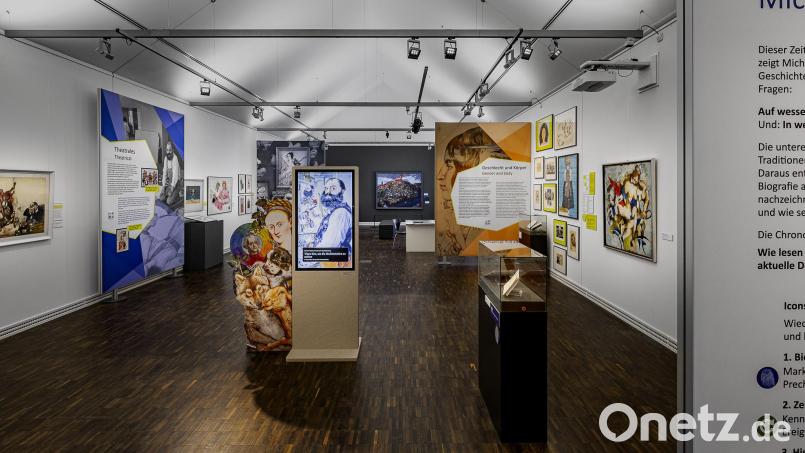 Blick in die Sonderausstellung mit Medienstation im Stadtmuseum Amberg. Bild: Marcus Rebmann
