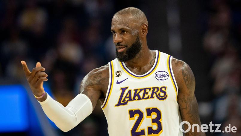 Die Philadelphia 76ers heißen Superstar LeBron James willkommen. (Archivbild) Bild: Stephen Lam/San Francisco Chronicle/dpa