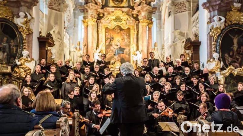 Die Chorgemeinschaft St. Georg Pressath mit Instrumentalensemble gestaltet den Abschlusskonzert des 46. Speinsharttages. Bild: Anna Wild