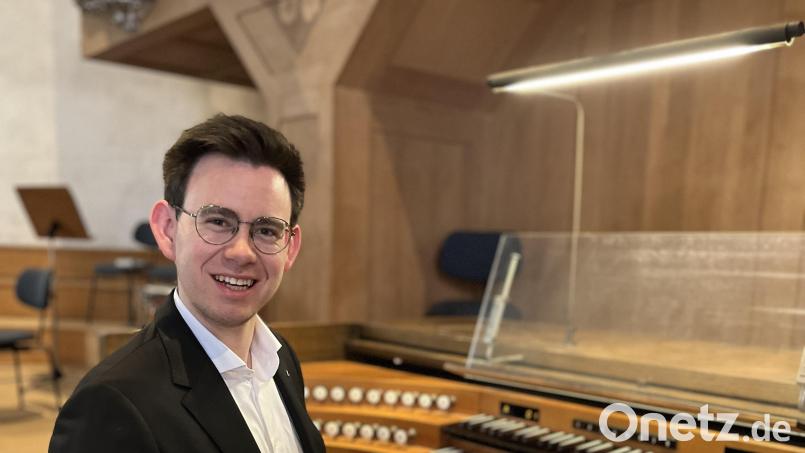 David Kirschsieper spielt bei der Amberger Orgelmusik. Bild: David Kirschsieper