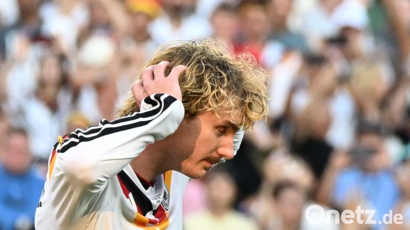 Verschoss einen Elfmeter beim WM-Aus gegen Paraguay: Nick Woltemade (Archivbild) Bild: Federico Gambarini/dpa